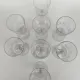 8 large crystal glasses from Baccarat, Champigny model.