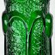 Mid-century modern green Italian glass vase by Wayne Husted for Stelvia, 1970s.