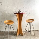 Mid-century modern Swiss bar/café table from the 1970s.