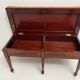 English piano stool bench of the XIX Century