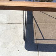 Table basse et haute tréteaux