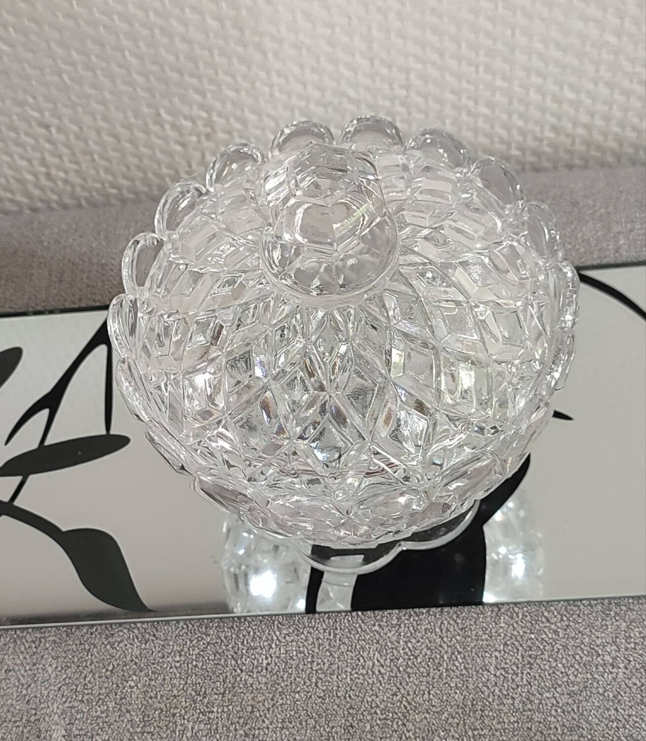 Baccarat Crystal Candy Box.