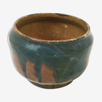 Vase Simonod Sispa pottery glazed earth Savoyard Savoyard