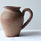 Pitcher, Vintage ceramic vase, stoneware, Braided Cove / Vallauris/ Made in France