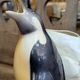 Pichet vintage pingouin barbotine