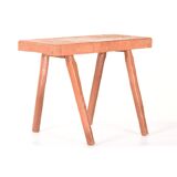 Tabouret banc marron vinatge