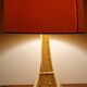 Vintage advertising lamp Garnier – Eiffel Tower in ceramic – Paris