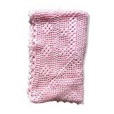 Couverture crochet vintage 100 x 120 cm