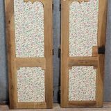 Pair of Louis XV period molded doors in solid wood