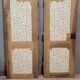 Pair of Louis XV period molded doors in solid wood