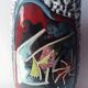 Vintage glazed ceramic vase interior decoration flower collection decor