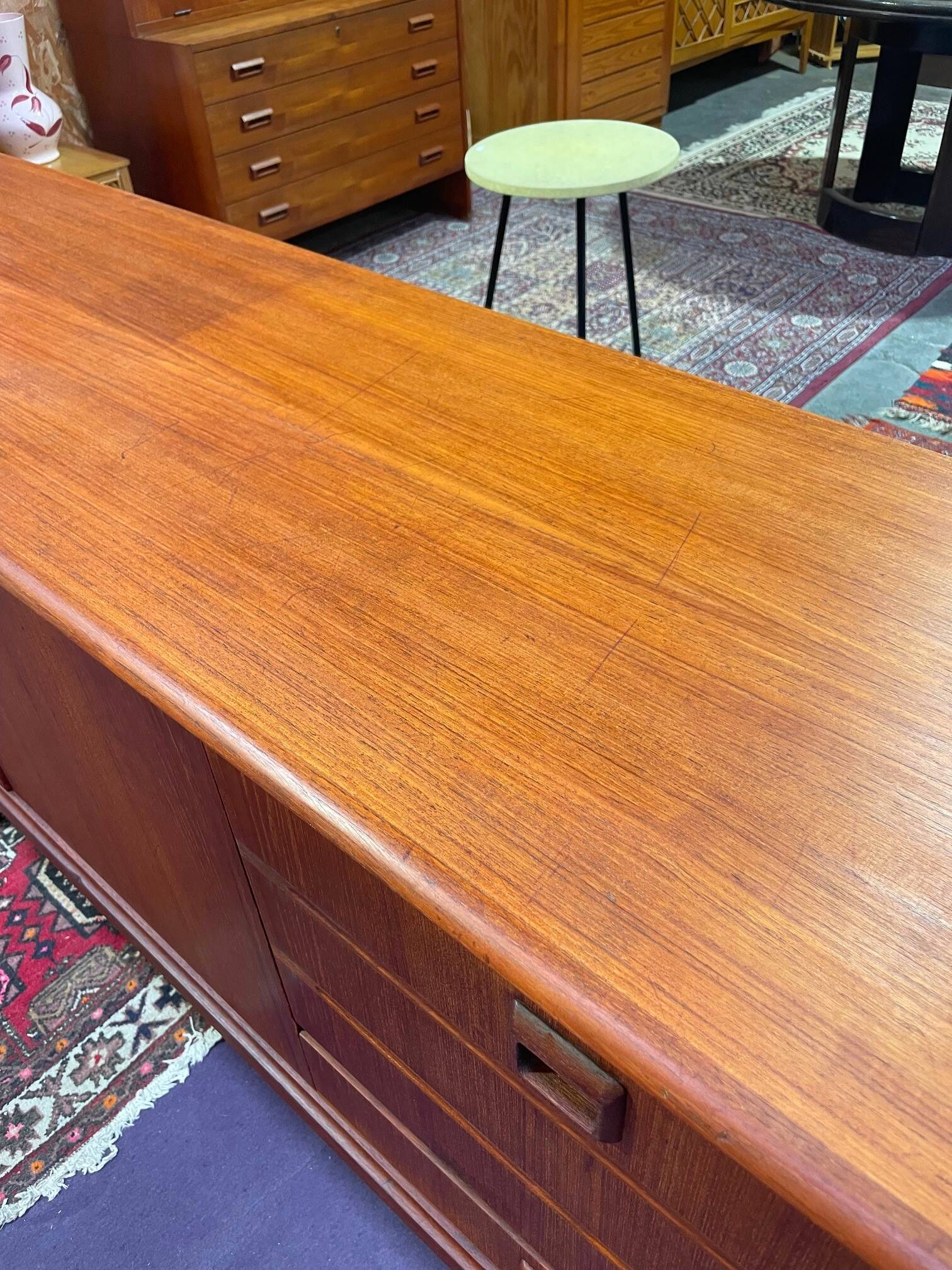 Vintage 1960s Scandinavian teak sideboard