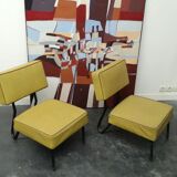 Pair of chairs by Jacques Hitier, 1950s
