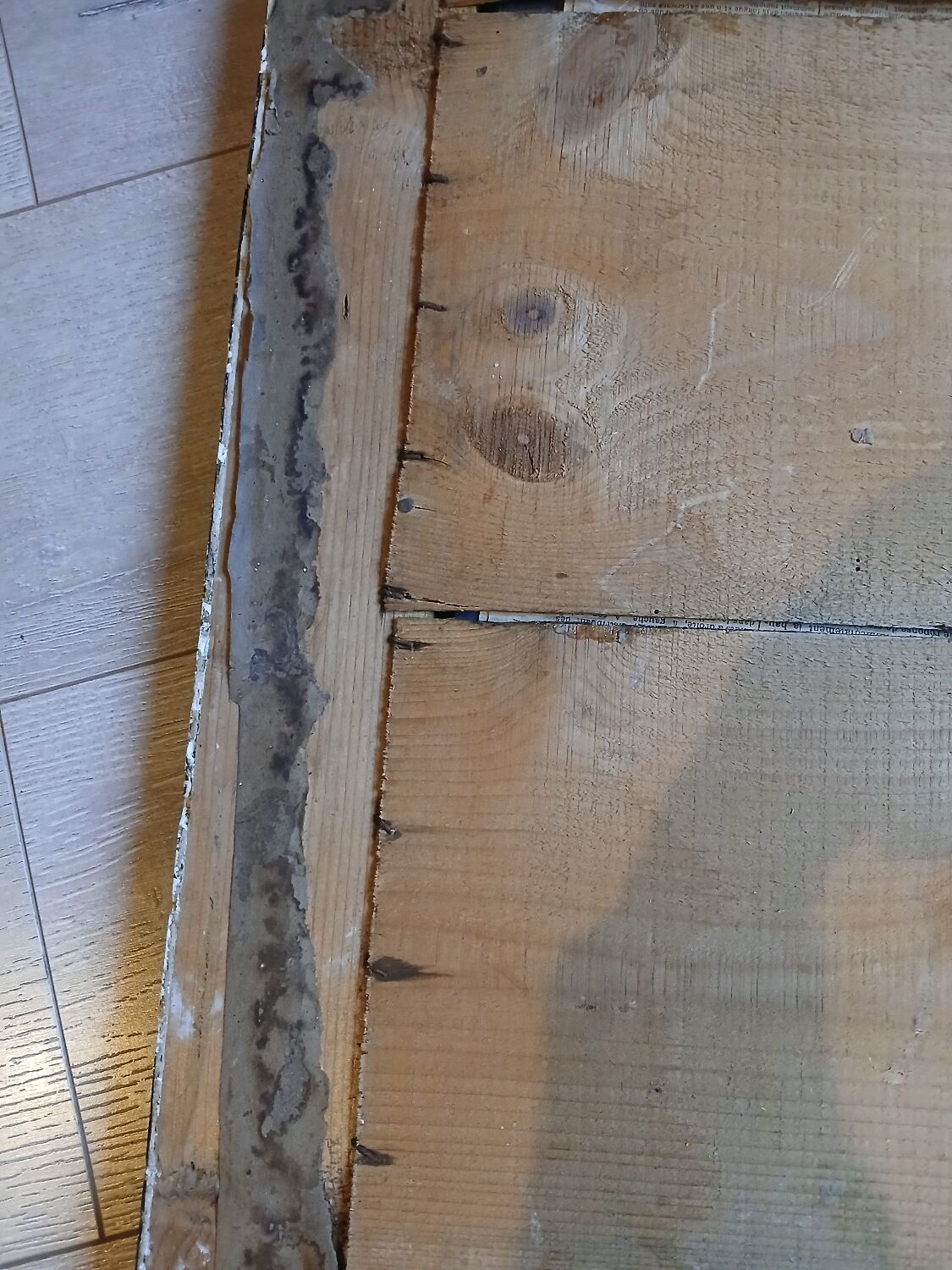 Antique mirror with carved wooden frame