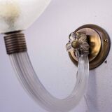 Vintage Venini Wall Murano Glass Light, 1960