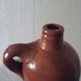 Bouteille vintage en grès