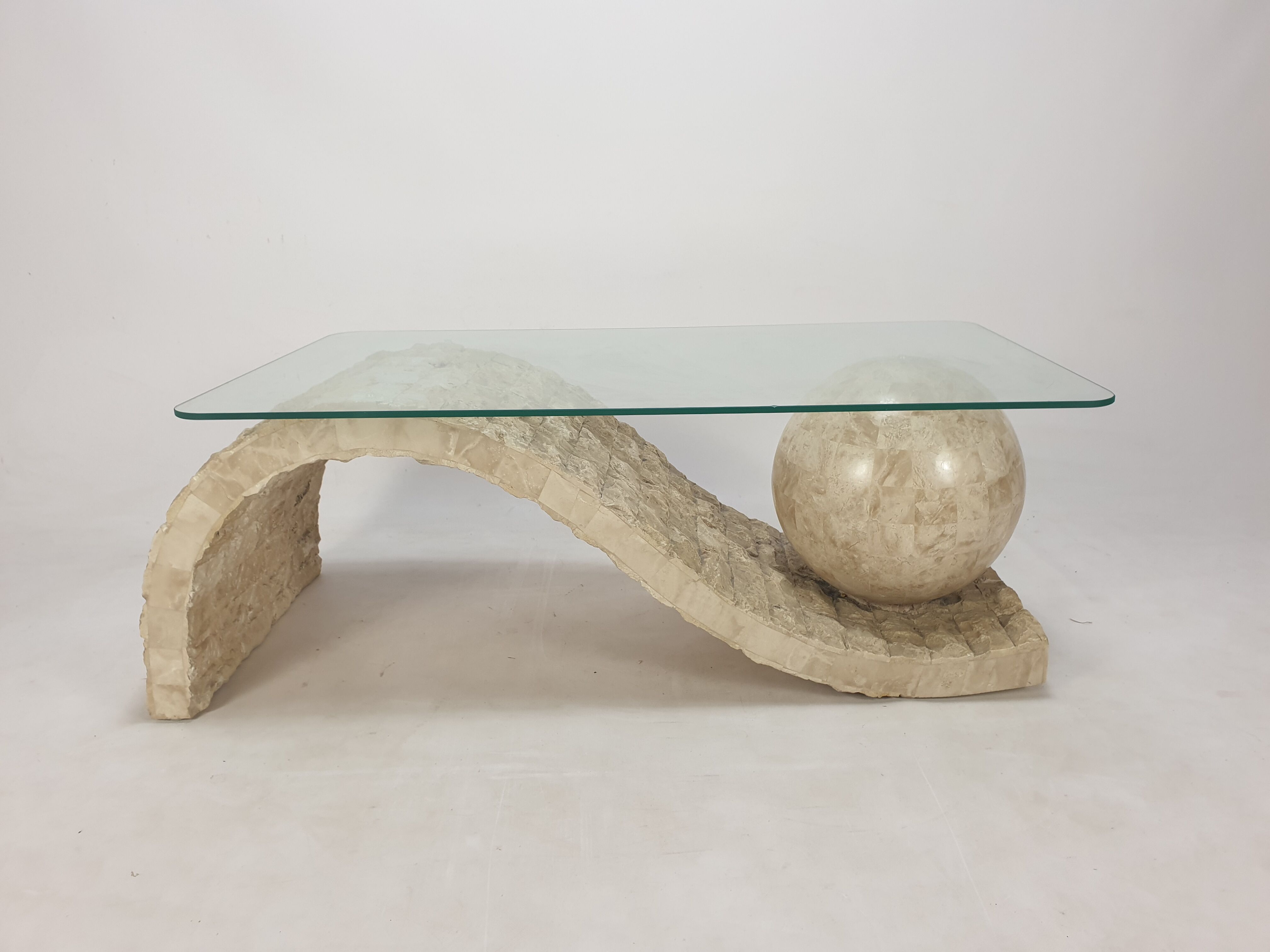 Magnussen Ponte Mactan Stone Coffee Table, 1980s
