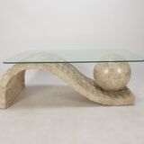 Magnussen Ponte Mactan Stone Coffee Table, 1980s