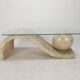 Magnussen Ponte Mactan Stone Coffee Table, 1980s