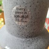 Large matte/glossy textured vase