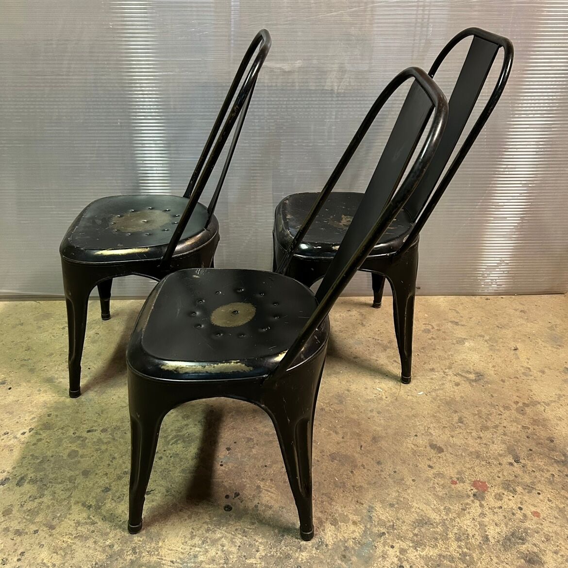 Industrial bistro chair