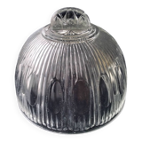 Old molded pressed glass cheese bell