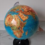 Illuminated globe from the 1970s.