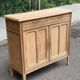 Vintage Parisian Art Deco sideboard renovated in wood 1945