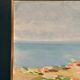 Original Swedish Oil On Panel – “Coast” By Eric Elfvén (1921–2008)