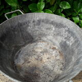 Washing basin diam41cm in zinc garden