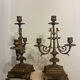 Paire de candélabres, chandeliers XIXe
