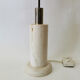Pair of travertine lamps with three lights, Italy, 1970