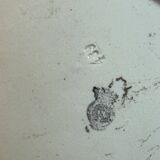 Hollow round plate in Badonviller earthenware Ø 27.8 cm