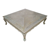 Coffee table India metal pushed back