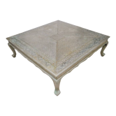 Coffee table India metal pushed back