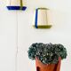 Wall lamp l'Epicurienne olive electric blue