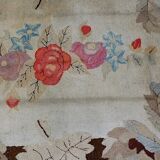 Handmade antique American hooked rug 5.10' x 8.10' (180cm x 272cm) 1880s - 1B539