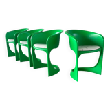 Set of four Steen Ostergaard chairs for Cado, Denmark, 1974.