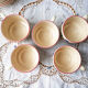 Vintage handmade earthenware coffee service for 5 people