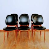 Series of 6 Baumann pegasus chairs