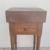 Butcher's block old wooden preparation table