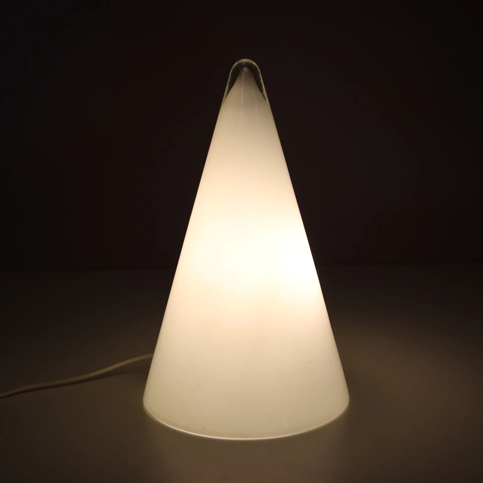 1990s glass "TeePee" lamp by SCE, France