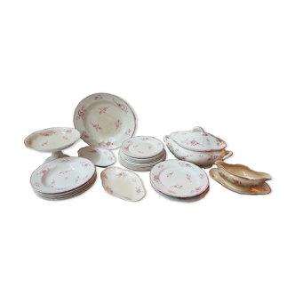 Service de table rose Luneville