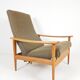 Fauteuil Danois Vintage Ajustable | fauteuil relax vert