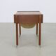 Table d'appoint avec panier en rotin, années 1960