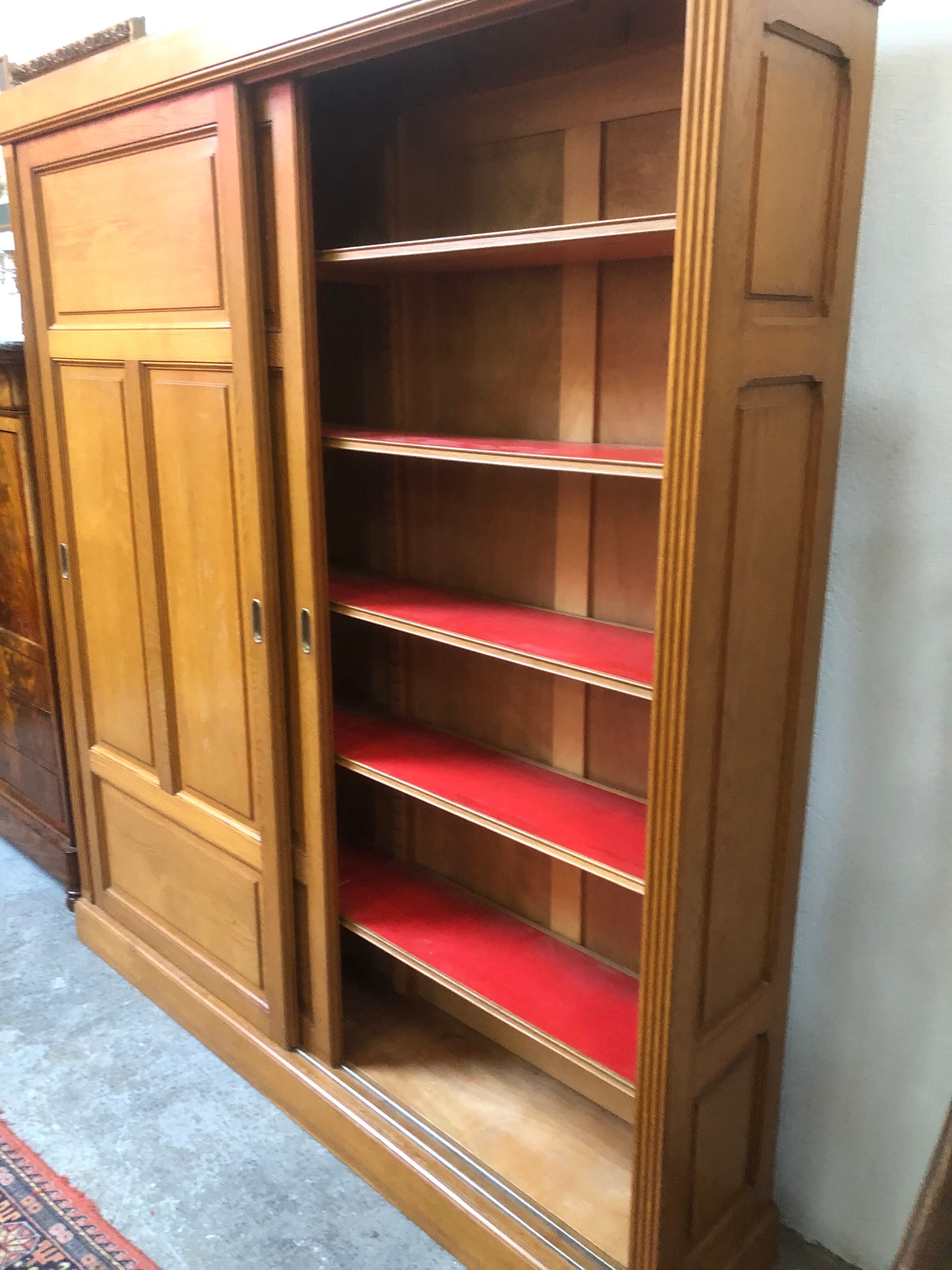 50/60s vintage oak administration library