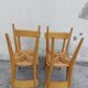 Série de 4 chaises de bistrot année 50