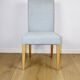 Oak chairs Ikea after renovation vintage blue-celadon-grey - 2 pieces - set