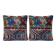 Set of 2 vintage kilim cushion covers 48x51 cm