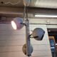 Vintage eyeball pendant chandelier with 3 lacquered reflectors